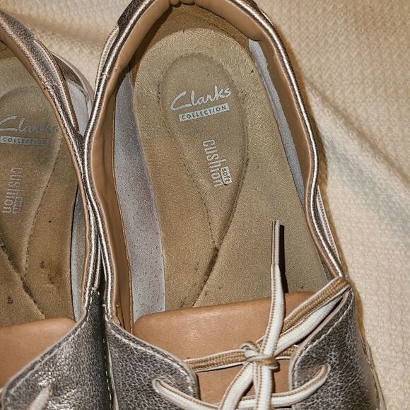 Clark's all leather boat shoes‎ - Picture 2 of 4